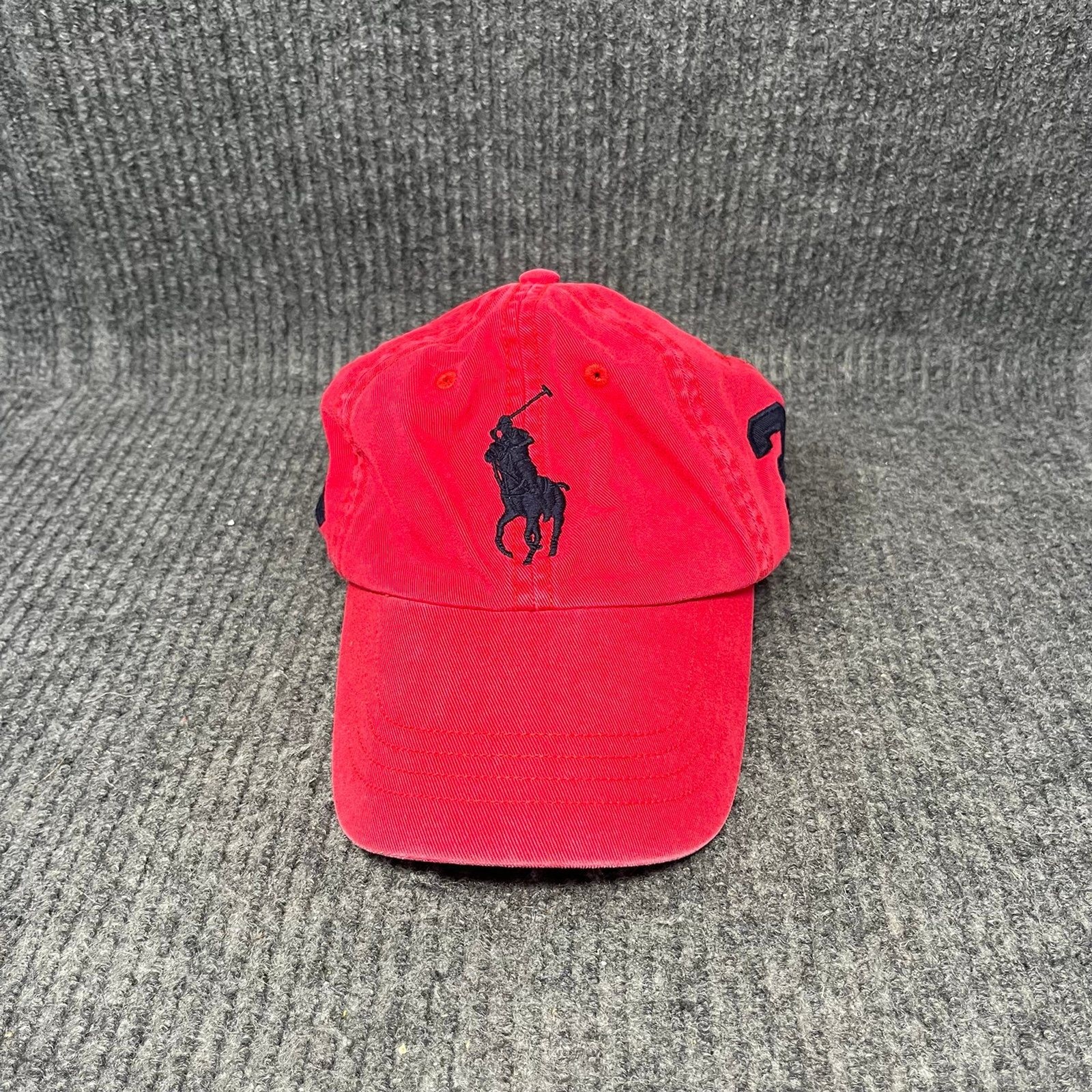 Cappello berretto baseball Polo Ralph Lauren Big Pony 3 MCMLXVII rosso taglia unica