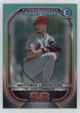 2021 Bowman Scouts Top 100 Aqua Refractor /125 Matthew Liberatore #BTP-58 1fc4