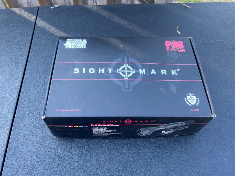 Sightmark SM18030 Wraith 4K Night Vision Riflescope
