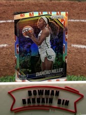2025 Panini Prizm WNBA - WNBA Logo Prizm #27 Diamond Miller Wings