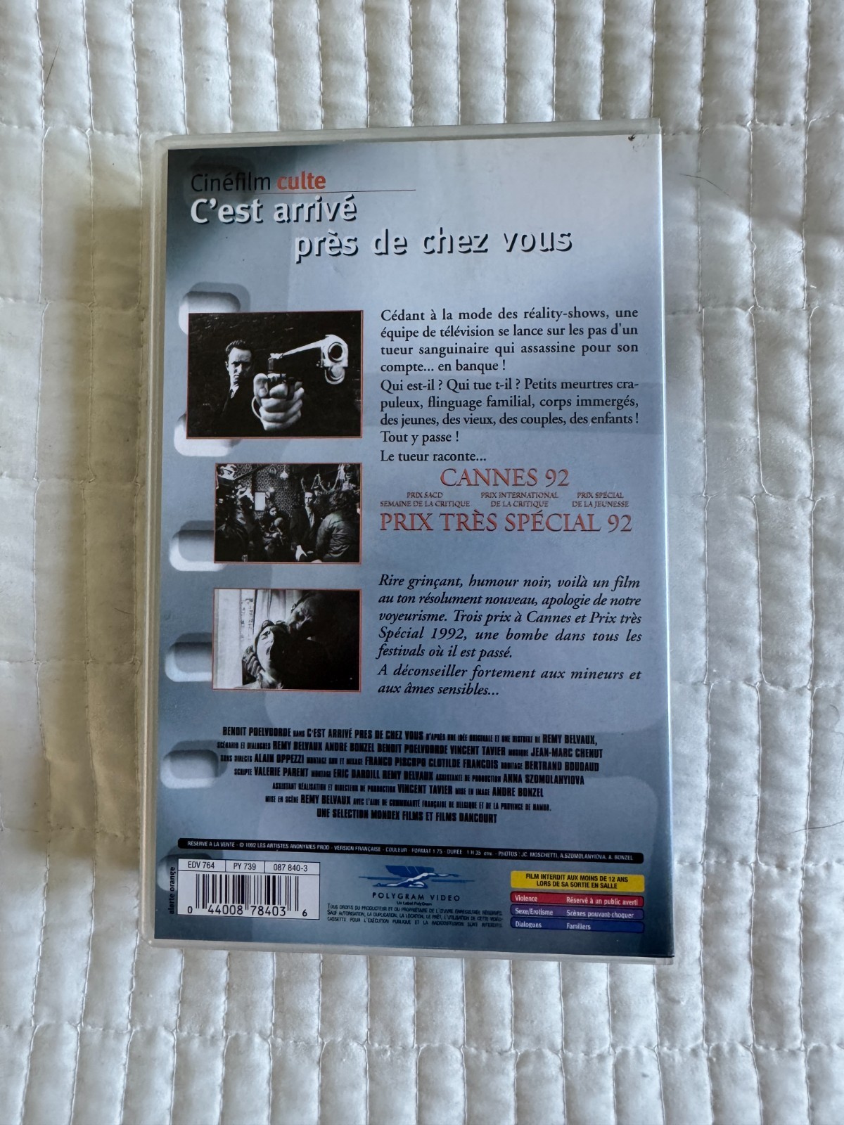 C'est Arrive Pres de Chez Vous VHS French SECAM Polygram Cinefilm Culte image 2