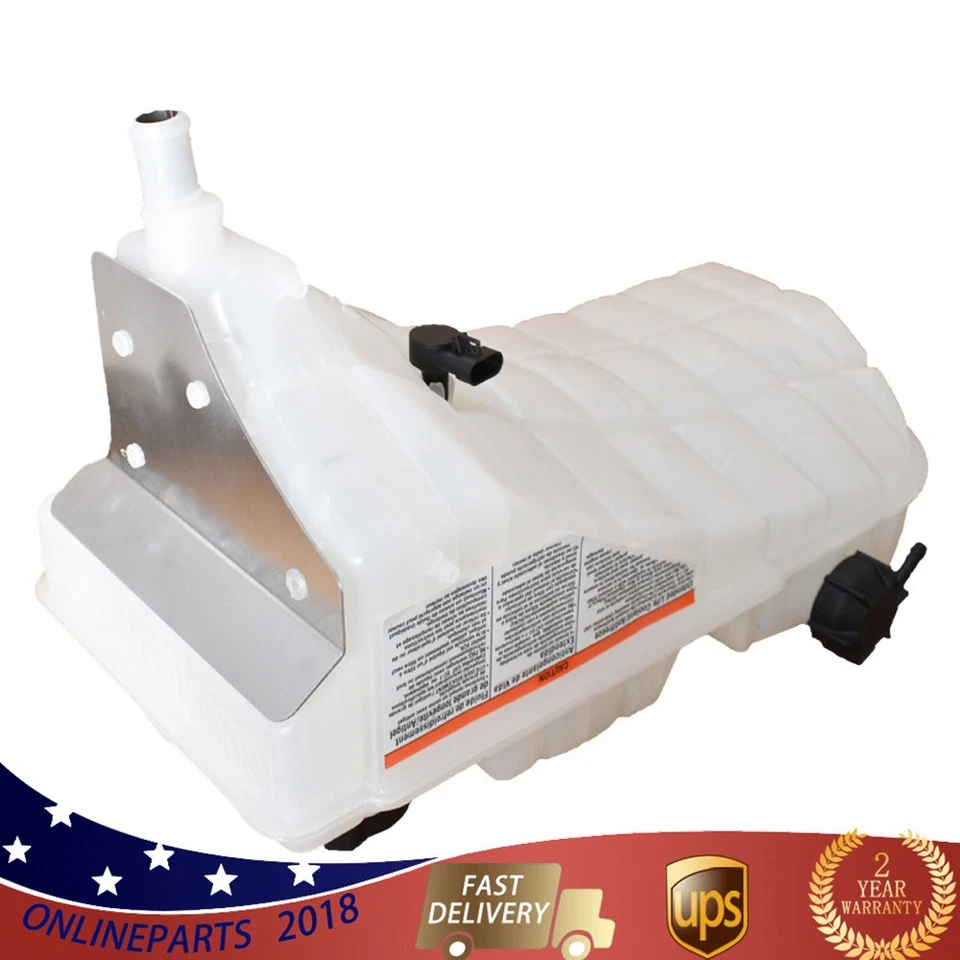 For Kenworth T660 T800 2008-2015 Coolant Overflow Reservoir Tank w/Cap & Sensor - Image 3 of 4