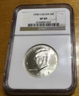 1998-S 50c Kennedy 90% Silver Half Dollar NGC SP69 SATIN FINISH