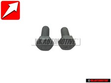2x Genuine VW Hexagon Bolt M6x15 - N 01021527