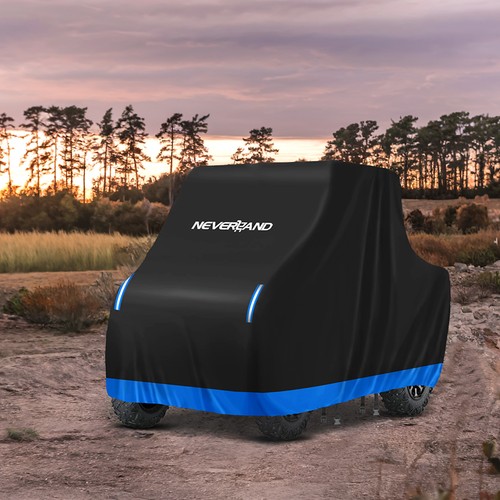 Side by Side Utility Vehicle UTV Storage Cover Sun Outdoor Waterproof Heavy Duty - Picture 7 of 14