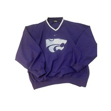 🐾 Vintage Nike K-State Wildcats Windshirt Size Small 🟣