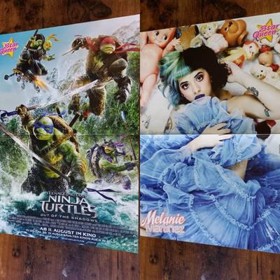 Melanie Martinez Ninja Turtles Poster Sammlung Konvolut Gr. M