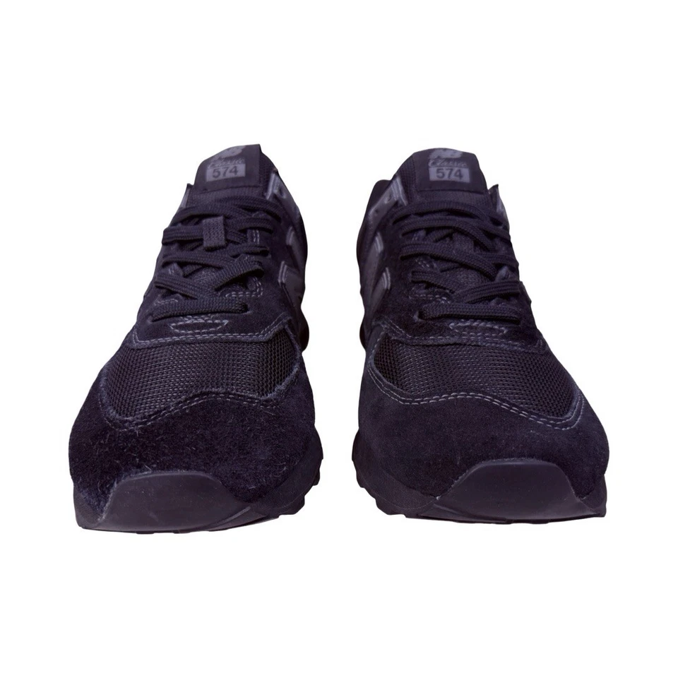 Размер 11,5 - новый баланс 574 тройной черный тональный черный подлинный - Изображение 4 из 4
