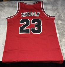 NWT Mitchell  Ness Hardwood Classics Michael Jordan Red Bulls Jersey Size XL