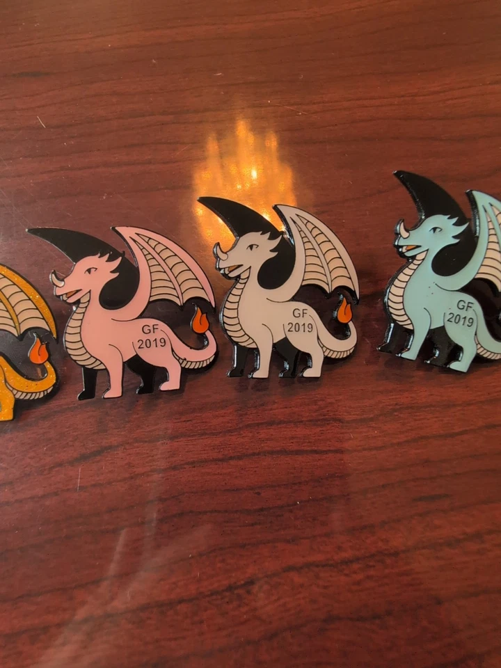 Destination Imagination 2019 Dragons Pins Set - Image 4 of 4