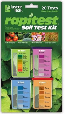 Rapitest Soil Test Kit for Gardens, Vegetables, Flowers 20 Tests, 20 Tests