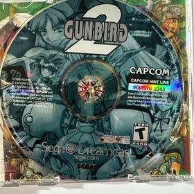 GUNBIRD 2 Sega Dreamcast CIB Complete Tested Authentic Capcom