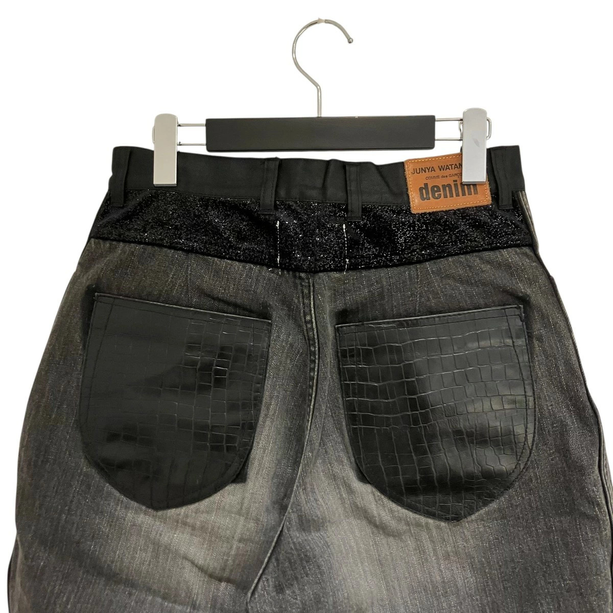 [Used] JUNYA WATANABE CDG Sequin patchwork denim … - image 4