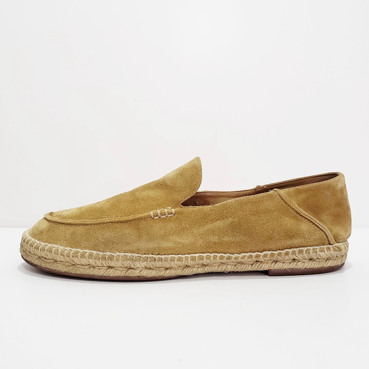 LORO PIANA SEASIDE WALK Espadrille Suede Loafer Collapsible Heel