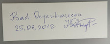 Autograph Ukrainian writer and poet Yuri Andrukhovych (136357)