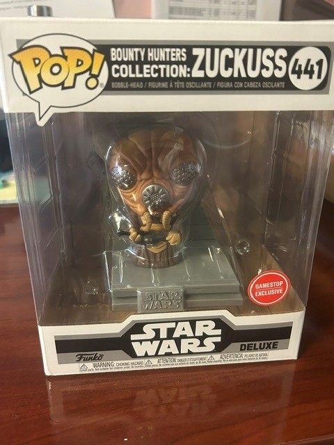 Funko Pop ! Bounty Hunters Collection Zuckuss Deluxe Vinyl Figure 441 Gamestop