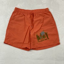 Playboy by Pacsun Love Graphic Peach Orange Casual Swim Board Shorts Mens Size L