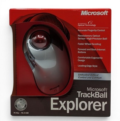 Microsoft Trackball Explorer Optical Mouse D68-00007 NEW SEALED