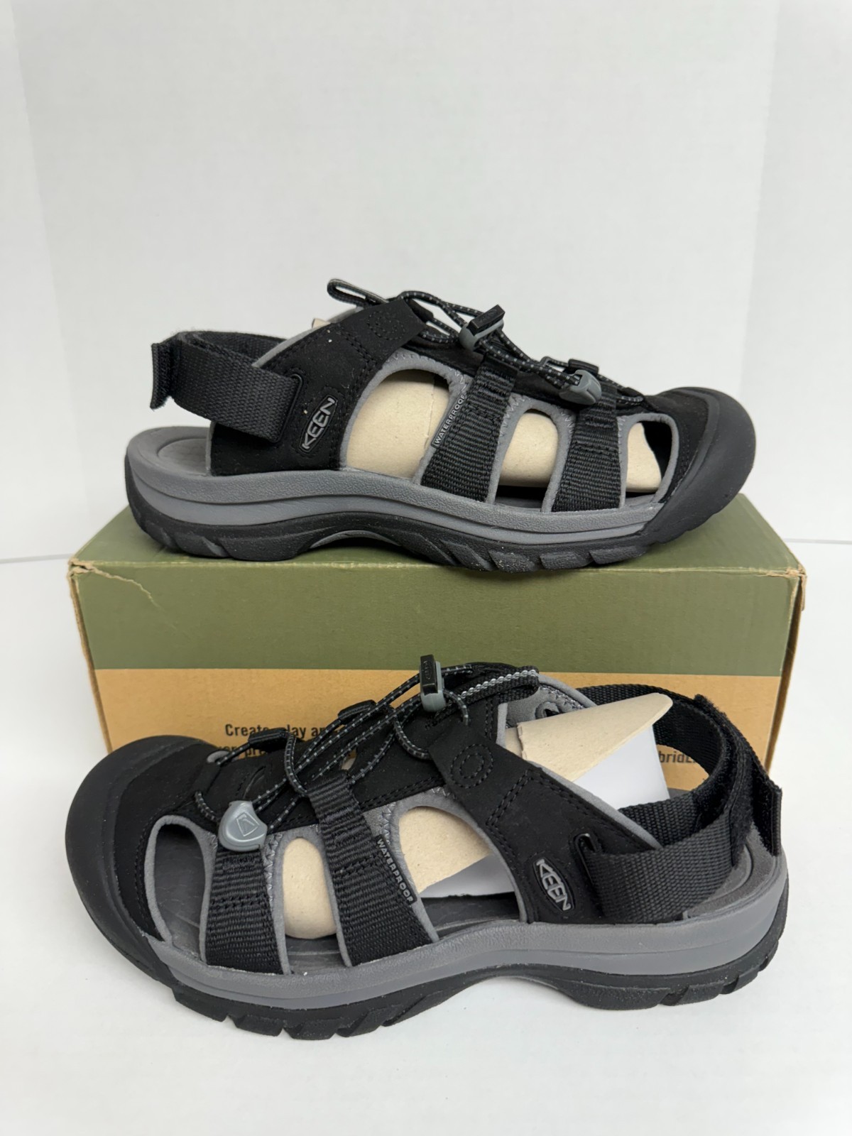  1262 Keen Rapids H2 Sandali Nero Grigio US 9 Uomo