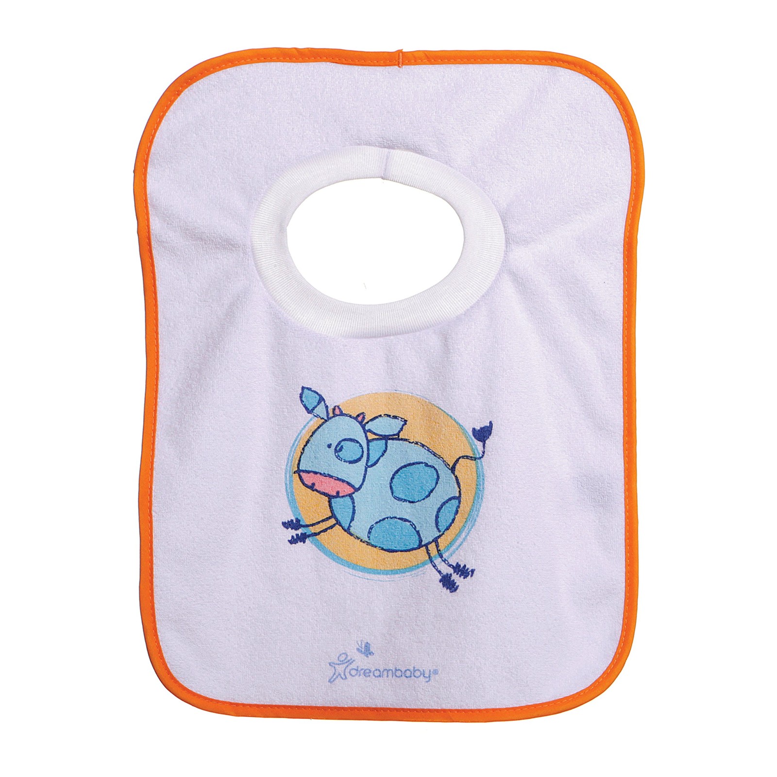 Dreambaby Terry Cloth Baby Bibs Pack of 4 Extra Large Absorbent Cotton Bibs