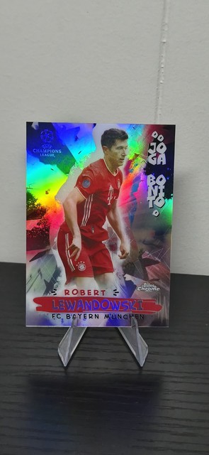 2020-21 Topps Chrome Uefa Champions League Joga Bonito Robert Lewandowski #JB-3