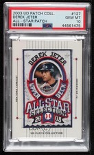 2003 Patch Collection All-Star Selection Derek Jeter #127 PSA 10 GEM MT HOF 04b0