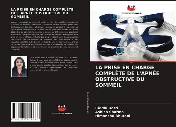 Riddhi Datri (U. A.) | LA Prise EN Charge ComplÈTe DE L'apnÉE Obstructive Du...-image
