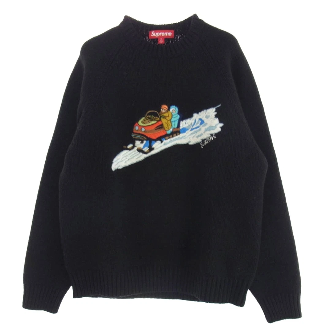 Pull motoneige Supreme 24AW noir M occasion LIFE 0