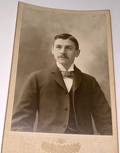Rare Antique ID'd WPI Grad Class of 1896 & Engineer Cabinet Card Photo! MA! US!