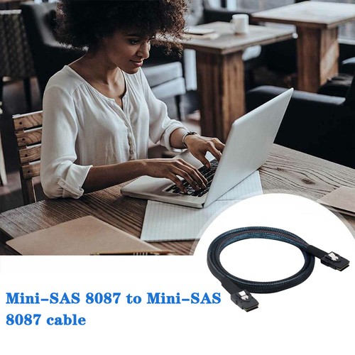 Mini-SAS to Mini-SAS Kabel für RAID / HBA Card zu Backplane SFF 8087 zu SFF 8087 - Afbeelding 10 van 12