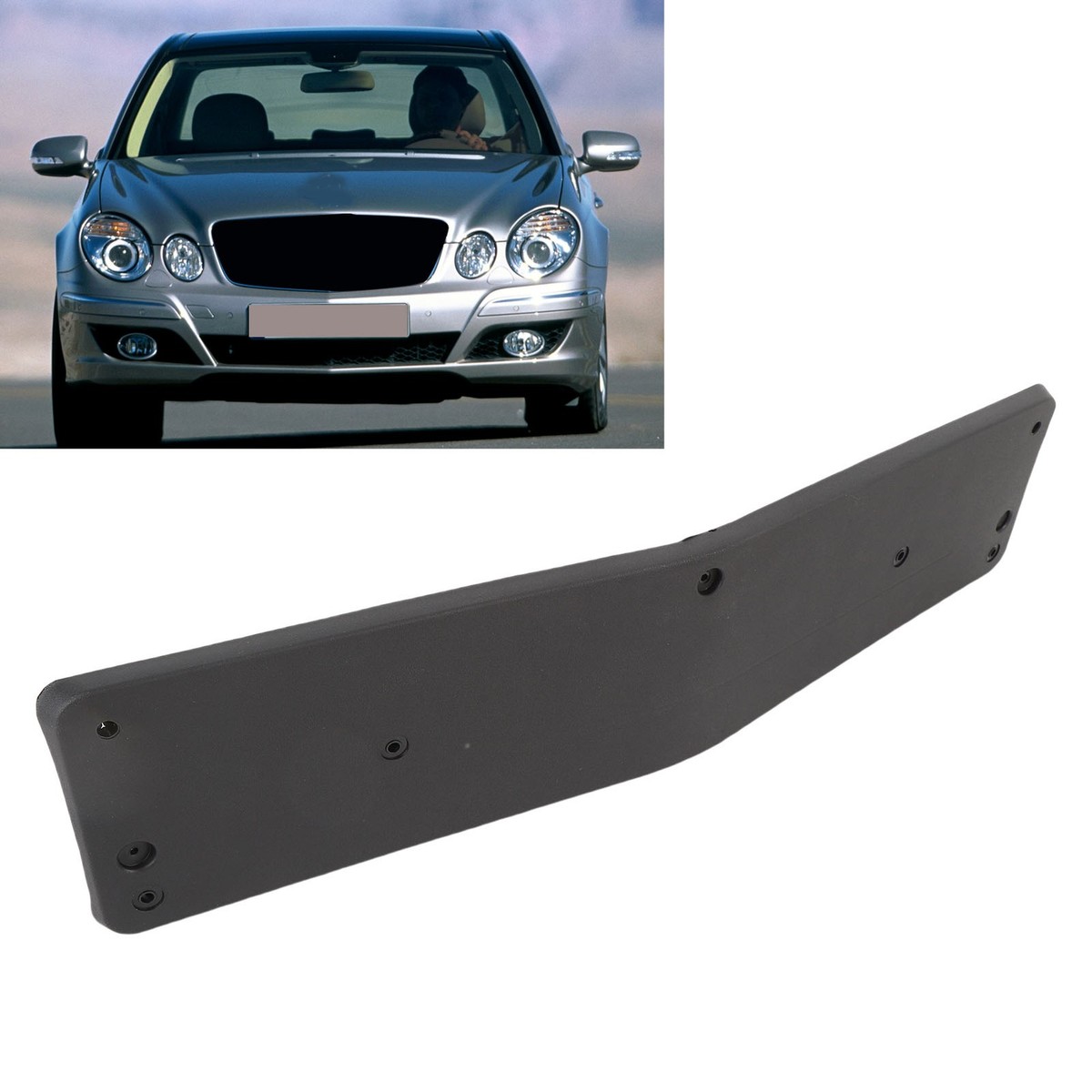 テスラ　ポケット・プレート Front License Plate Holder A2118170178 Precise Fit Anti Crack