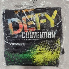 VMware 10th Annual DEFY CONVENTION T-shirt Mens Large Black New