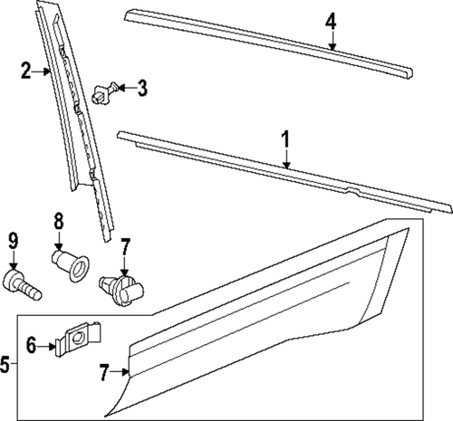 Genuine Volkswagen Belt Molding 3CN 839 478 5AP EBay genuine-volkswagen-belt-molding-3cn-839-478-5ap-ebay