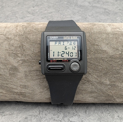 Casio Data Bank DB-33W Modul 871 Vintage Digitaluhr  Top Zustand - gebraucht