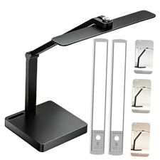 2-in-1 Magnetic LED Desk Lamp, USB-C Rechargeable Task Light with Detachable