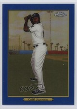 2020 Topps Turkey Red 2020 Chrome Blue Refractor 19/50 Lorenzo Cain #TRc-52 3hd