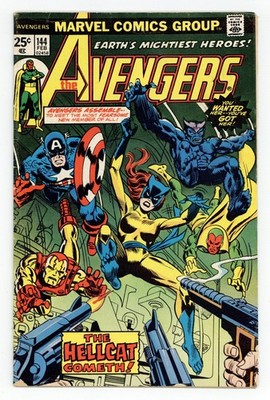 Avengers #144 VG 4.0 1976 1st app. Hellcat