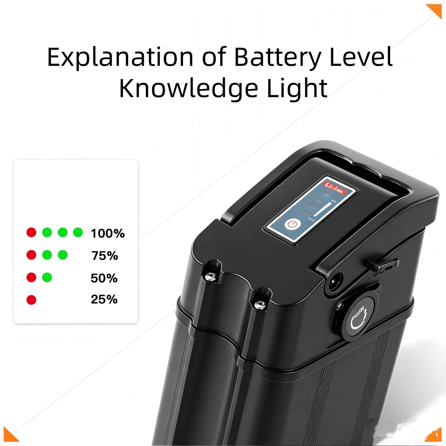 0~1500W 모터용 48V 20Ah/13Ah 리튬 이온 배터리 4