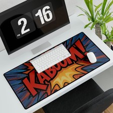 Desk Mats, Sports Card Break mat Kaboom - Car...