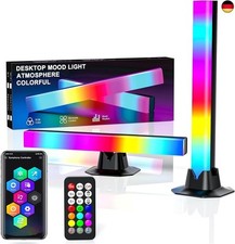 FUPT LED Lightbar, [2 Stück] RGB Gaming Lampe Fernseher Beleuchtung,TV 