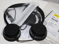 Brand New Jabra Evolve 20 Wired Head Phones Microsoft Teams Black HSC016