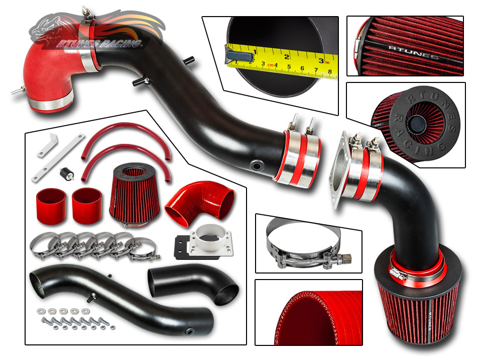 RTunes Racing Kalt Luft Ansaug Set + Filter 1998-2003 Escort ZX2 2.0L L4 At / MT