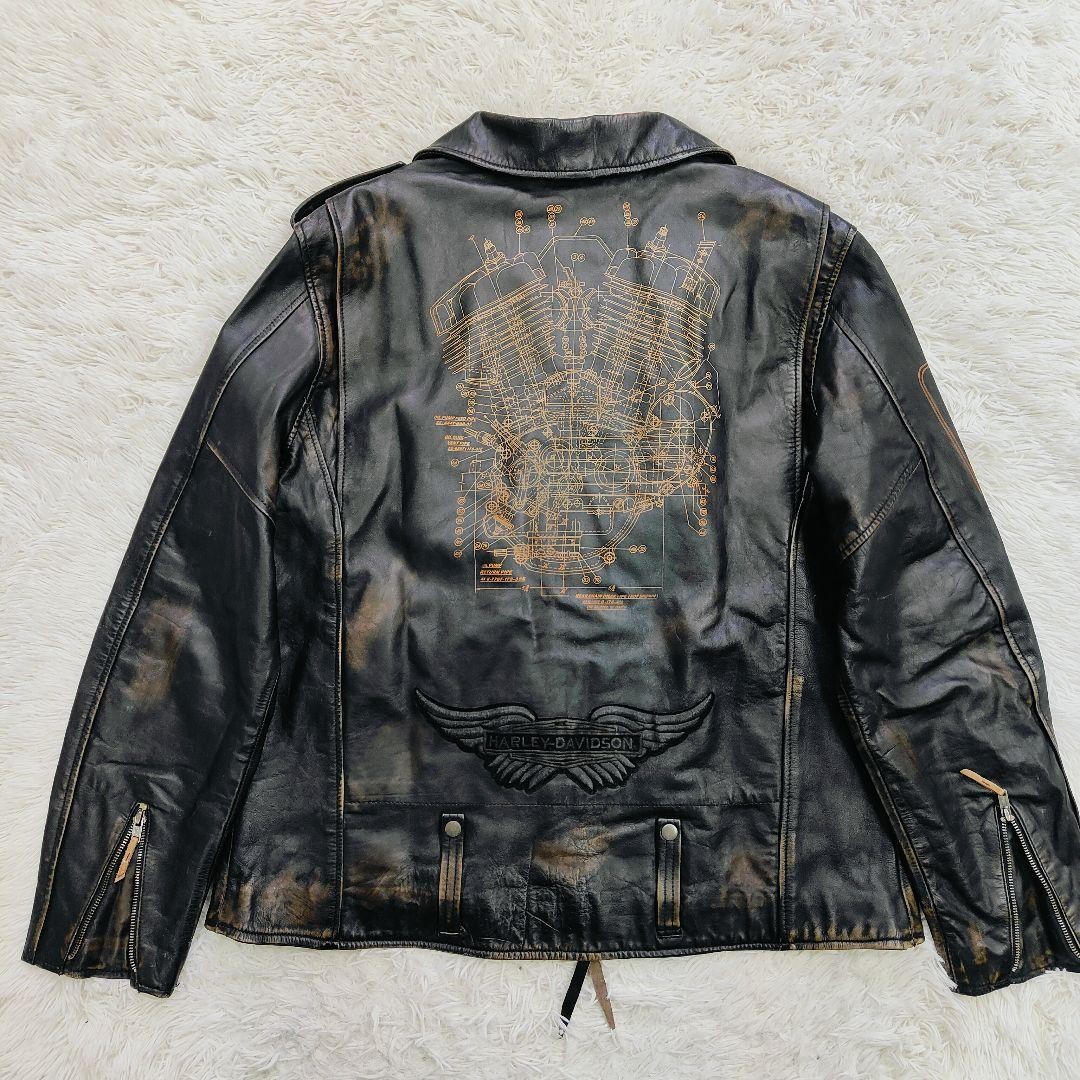 Hurley Davidson　ダブルライダース　黑　2XL　2017年　茶芯 s-l1200.jpg