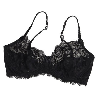 Change Basic, BH, Größe: 75E, Schwarz, Polyamid/Polyurethan, Blumen, Spitze #AxO