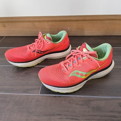 Saucony Triumph 18 Laufschuhe UK 10 rot Mutant Herren Sneaker Marathon Road