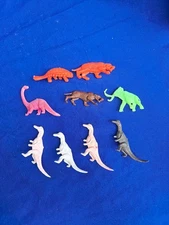 Lot of 9 Vintage Timmee Dinosaurs and Prehistoric Monsters - Marx, MPC