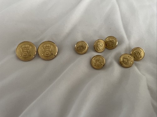 WW2 Royal Italian Navy reproduction Uniform Buttons, 8