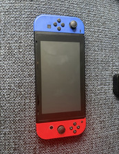 Nintendo Switch Console 32GB Neon Red/Blue Joy-Con Dock HDMI Charger Case