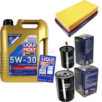 SCT Inspektionspaket Liqui Moly Longlife 5W-30 FüR VW Golf IV 1.6 2.0 1.8 T New