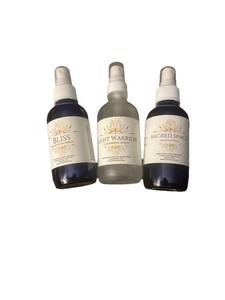Intention And cleansing Sprays Lot If 3 Sacred Space, Bliss, And light Warrior
